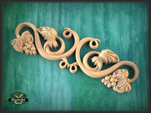 Load image into Gallery viewer, Carved Wood Applique for Fireplace Mantel
