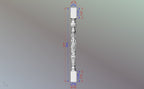Baluster with women, Wood column with girls, Women stair balusters, Custom size wood balusters for stairs