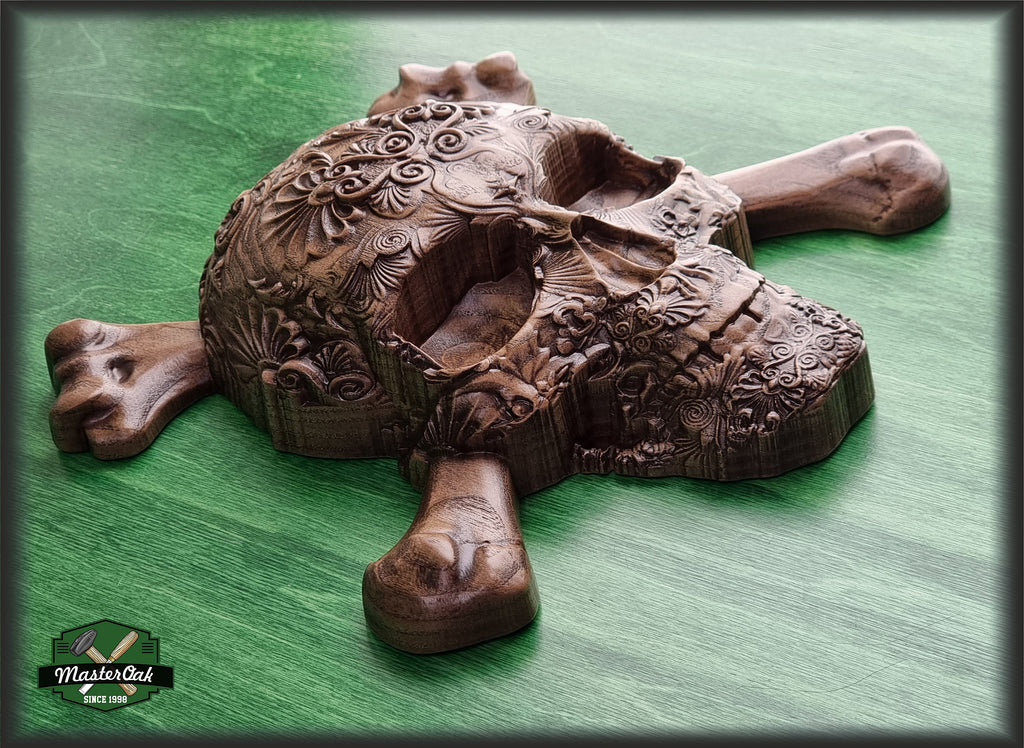Carved Skull made of wood, wood wall art, carved skull of wood, wall decor carving, Santa Muerte, Calavera, Dark Art