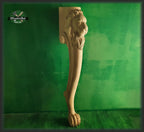 Table Leg Antique Style With Lion Head And Paw, 1 piece