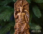 Baphomet God statue, figurine for home altar
