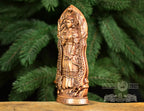 Skadi statue, Skade, Skathi, norse gods, God Altar sculpture, Wood carving, God viking, altar heathen asatru viking god and goddes sculpture