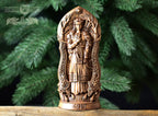 Skadi statue, Skade, Skathi, norse gods, God Altar sculpture, Wood carving, God viking, altar heathen asatru viking god and goddes sculpture