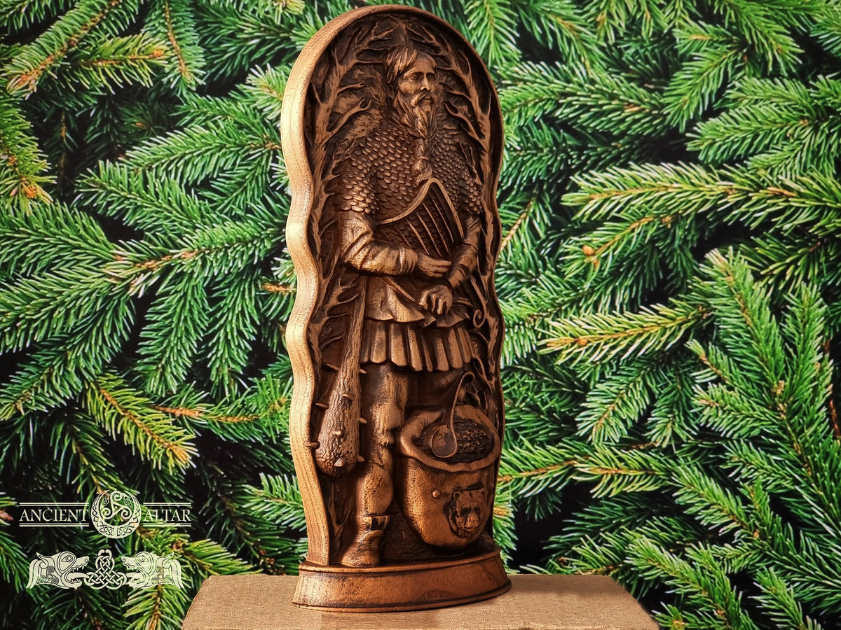 Dagda Irish god, giant Dagda, celtic god, pagan god, wiccan, wicca, altar, druid, witchcraft, gaelic