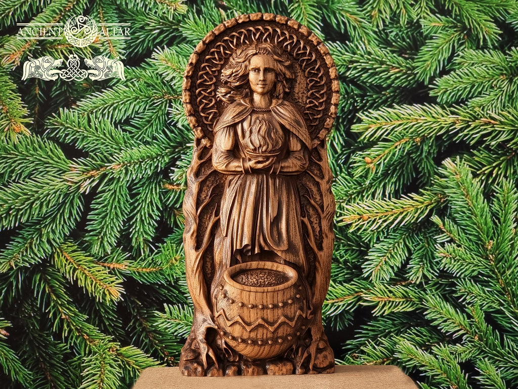 Brigid Irish Goddess, Brigid Celtic Goddess, wiccan, wicca, altar, druid, witchcraft, gaelic