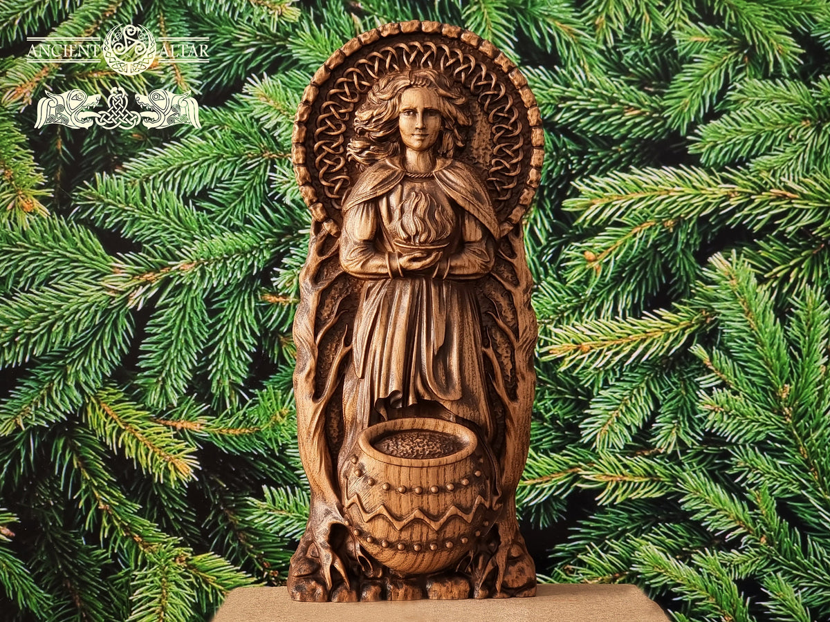 Brigid Irish Goddess, Brigid Celtic Goddess, wiccan, wicca, altar, druid, witchcraft, gaelic
