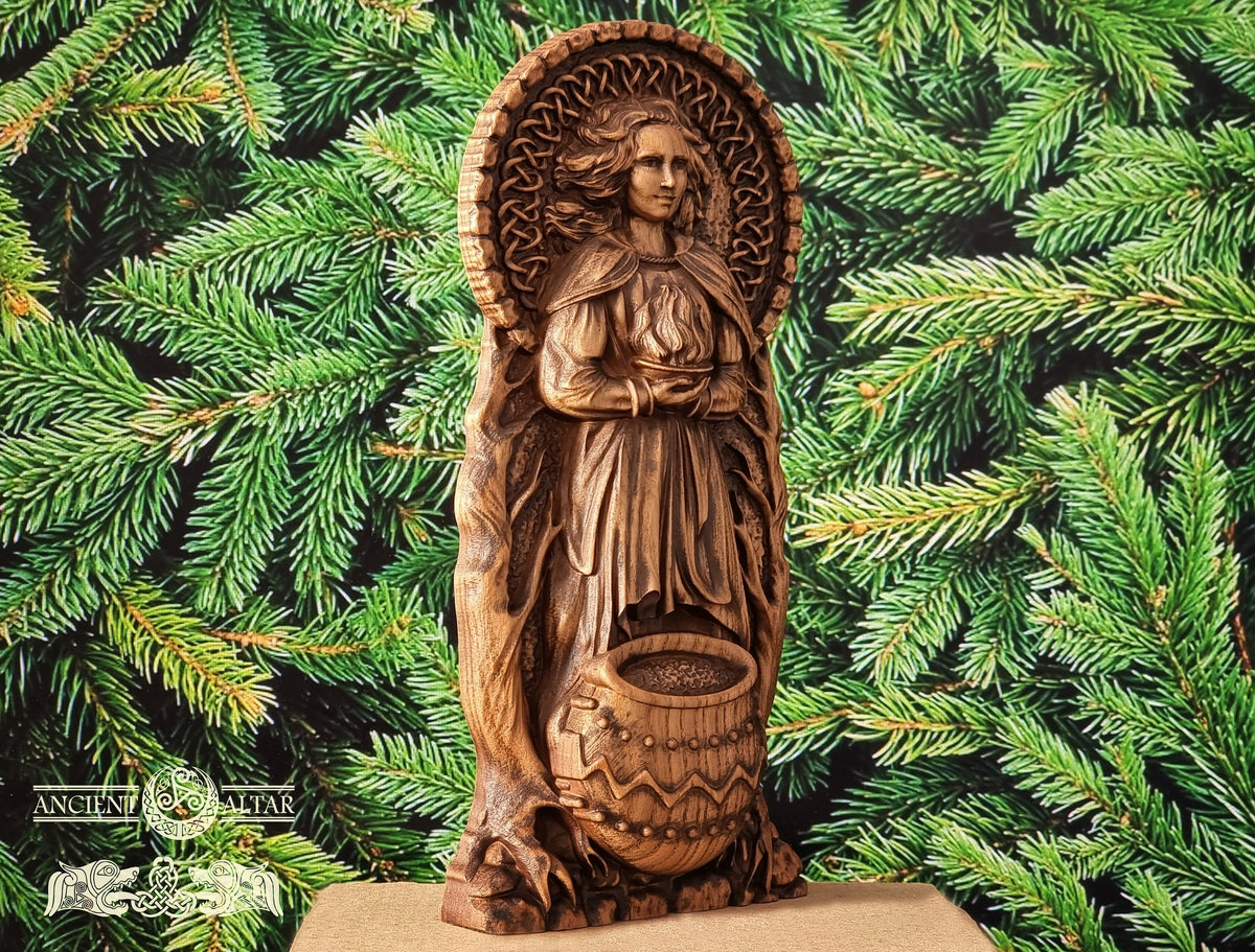 Brigid Irish Goddess, Brigid Celtic Goddess, wiccan, wicca, altar, druid, witchcraft, gaelic