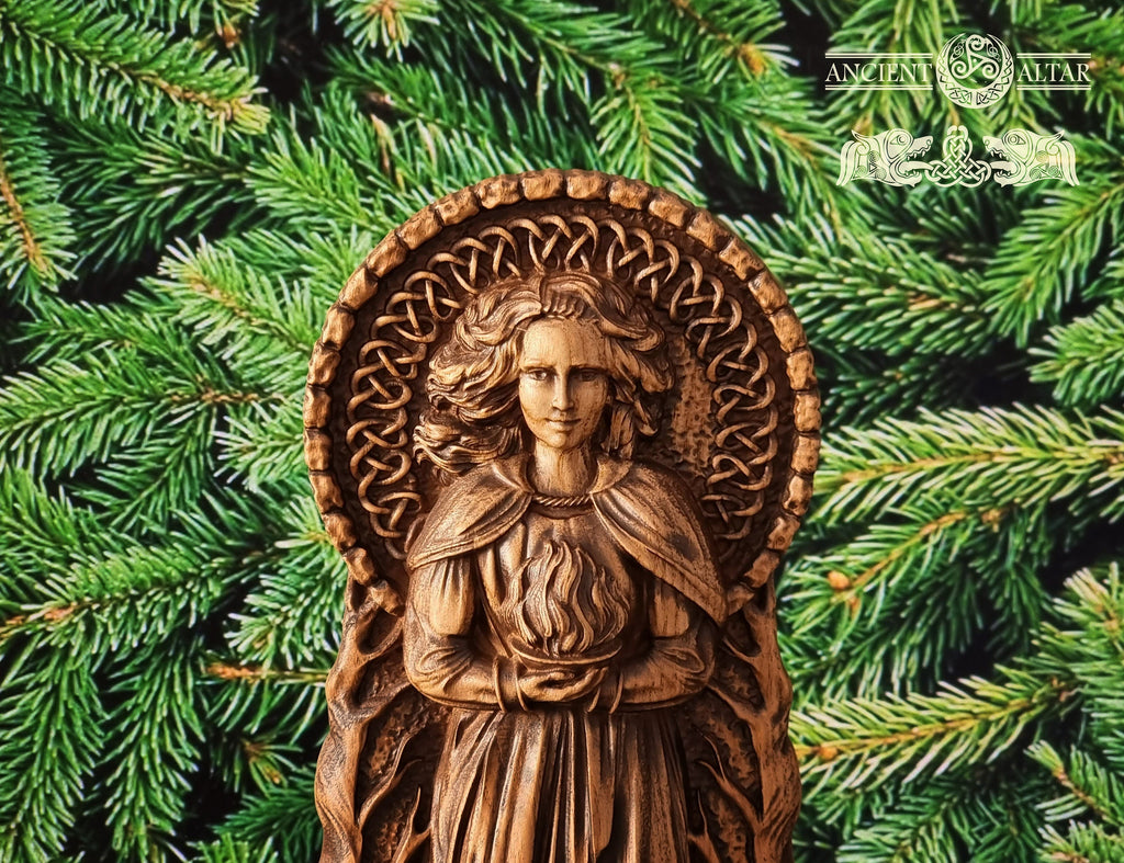 Brigid Irish Goddess, Brigid Celtic Goddess, wiccan, wicca, altar, druid, witchcraft, gaelic