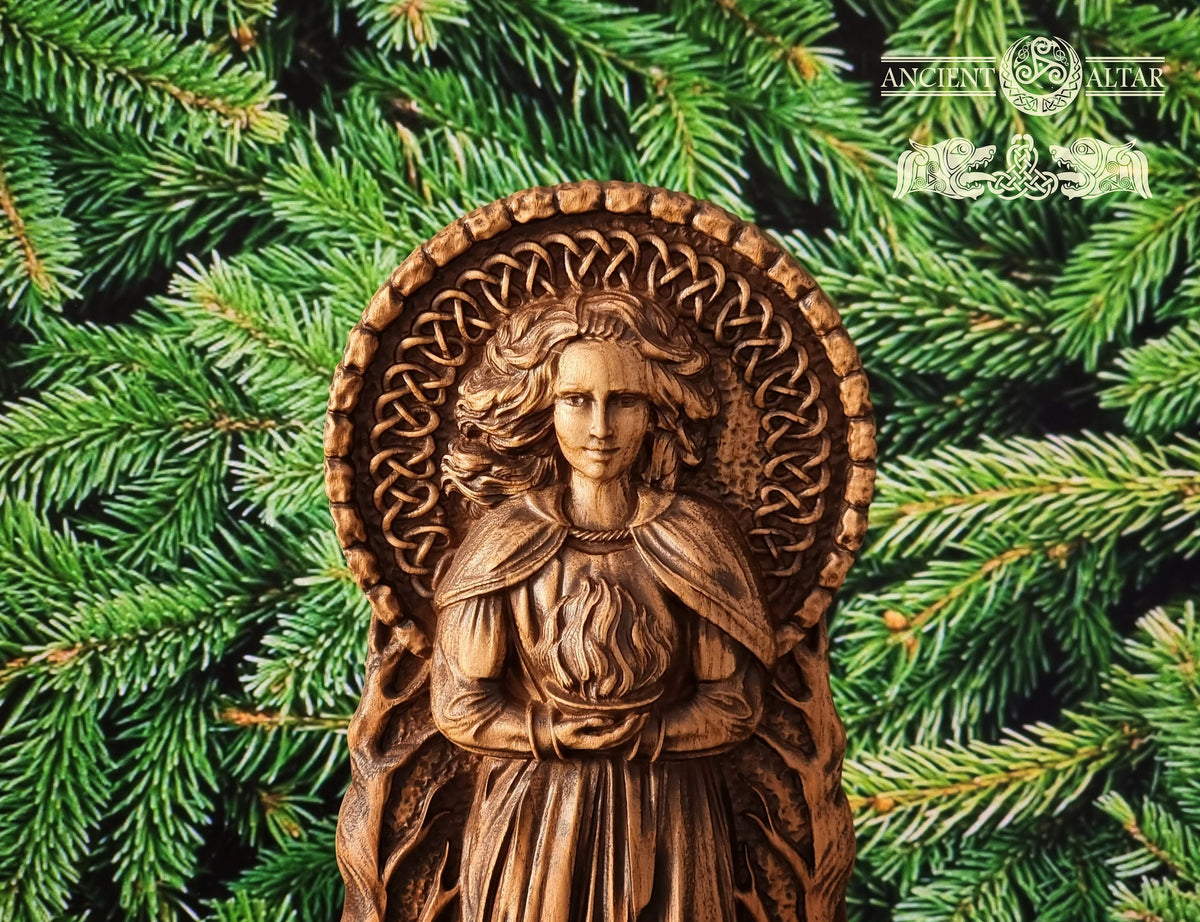 Brigid Irish Goddess, Brigid Celtic Goddess, wiccan, wicca, altar, druid, witchcraft, gaelic