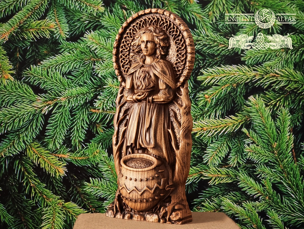 Brigid Irish Goddess, Brigid Celtic Goddess, wiccan, wicca, altar, druid, witchcraft, gaelic