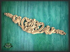 Wooden Applique for Furniture Wholesale Supplier, Wood Onlay, 1pc, Home Wall Embellishments, Furniture Carving, Wood Onlay