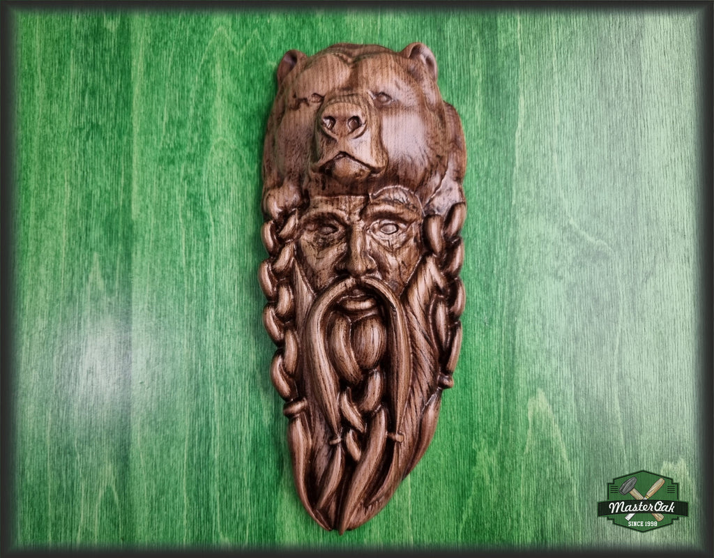 Veles, Slavic Gods, The figurine is cut out of wood, Veles, the statue of Veles, Pagan God,