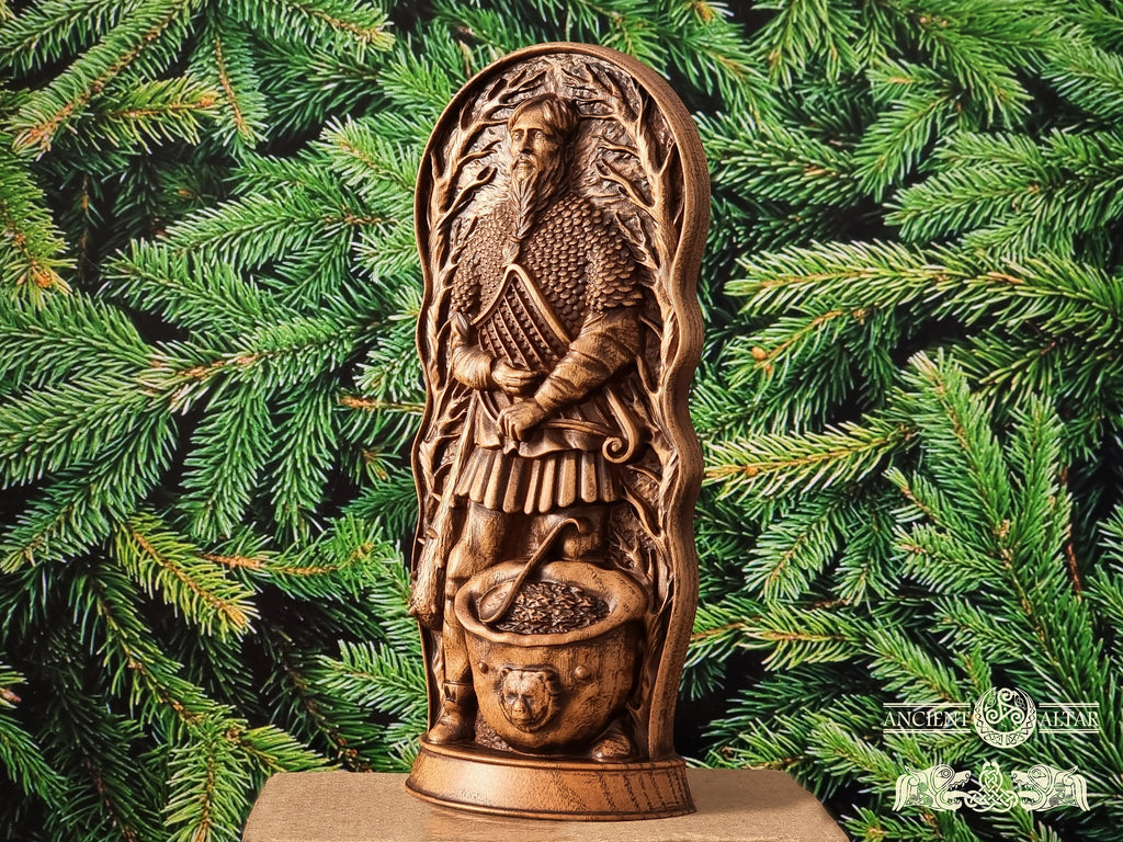 Dagda Irish god, giant Dagda, celtic god, pagan god, wiccan, wicca, altar, druid, witchcraft, gaelic