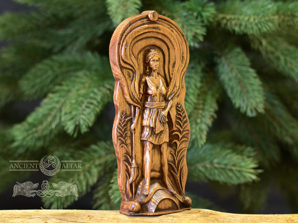 Nyx, Nyx goddess Greek goddess Goddess nyx Goddess statue Greek statue Greek mythology Selene goddess Moon goddess Ancient greek Altar
