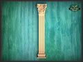 Corinthian pilaster column classic flute Ionic, Carved Wood Trim Post Pillars