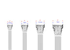 Corinthian pilaster column classic flute Ionic, Carved Wood Trim Post Pillars
