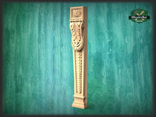 Load image into Gallery viewer, Perfect Carved Wooden Fireplase Corbel, Fireplace mantel Corbel , Corbel Wood pilaster for Fireplace,
