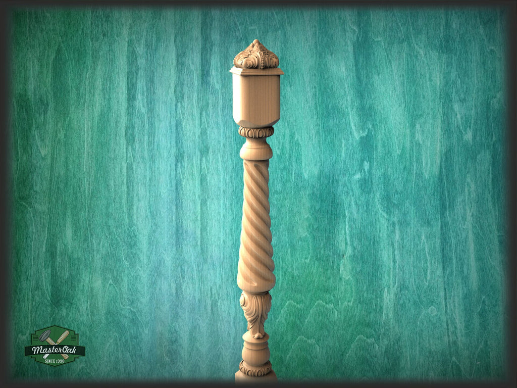 Square Post Cap , Square Staircase Newel Post Cap, Square bed cap, Square base finial, Pillar top