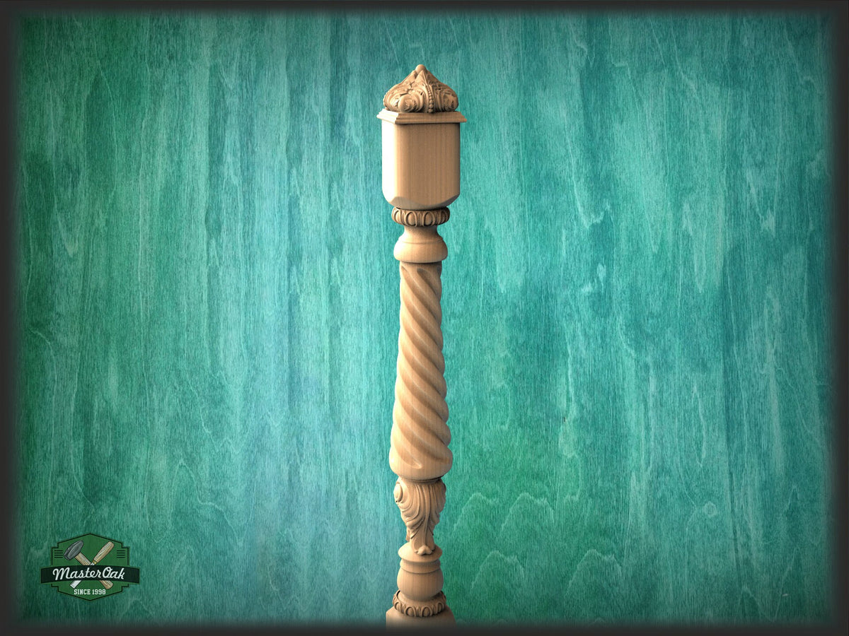Square Post Cap , Square Staircase Newel Post Cap, Square bed cap, Square base finial, Pillar top