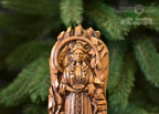 Sigyn Pagan goddess statue altar, Sigyn Wood figurine, Wooden sculpture, Wood carving, Altar pagan