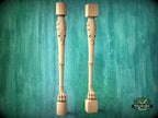 Lion Paw Wooden Baluster for Stairs, Lion leg banister of wood, stair banister lion, Carved wood balusters for stairs