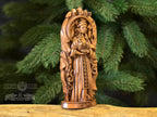 Sigyn Pagan goddess statue altar, Sigyn Wood figurine, Wooden sculpture, Wood carving, Altar pagan