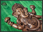 Lord Ganesh Wood Carving , Lord Ganesh Ashwood Panel, Wood carving, Hindu art