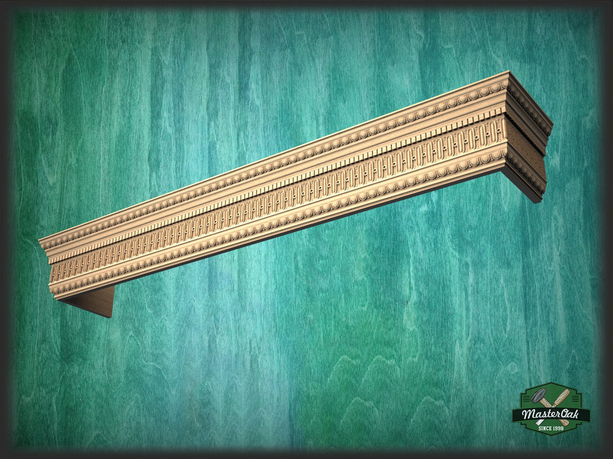 Pelmet of wood, Baroque Pelmet,  Antique classic carved curtain rod of wood pelmet