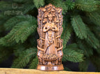 Idunn statue, Iduna, Idunna, God viking, god Wood carved Iduna statue pagan paganism goddes sculpture wooden scandinavian pantheon