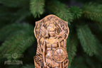 Morrigan statue, Goddess wooden statue Celtic Goddess, Morrigan wood figure Wooden carved statuette Statue for the home altar