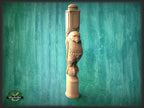 Carved Eagle Decorative Post for Staircase from solid wood, 1pc, Lion statue, Custom size wood balusters for stairs