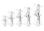 Carved Eagle Decorative Post for Staircase from solid wood, 1pc, Lion statue, Custom size wood balusters for stairs