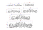 Carved Wood Applique for Kitchen Hood, 1pc, Unfinished, Home Wall Embellishments, Furniture Carving, Wood Onlay