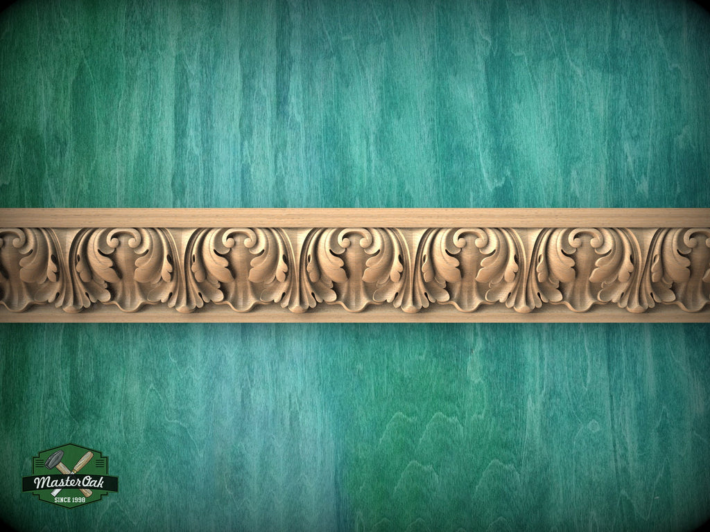 Antique style interior moulding from wood,  40" classical wood cabinet moulding