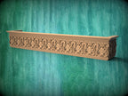 Wooden Window Pelmet, Cornice Board, Baroque Pelmet,  Antique classic carved curtain rod of wood pelmet