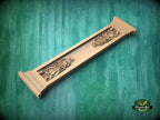 Ornate Wood Carved Architectural Pilaster for interior, Unfinished, column classic flute ionic, Carved Wood Trim Post Pillars