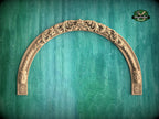 Carved Wood Arch - acanthus leaf, 1pc, Home Wall Embellishments, Furniture Carving, Wood Onlay