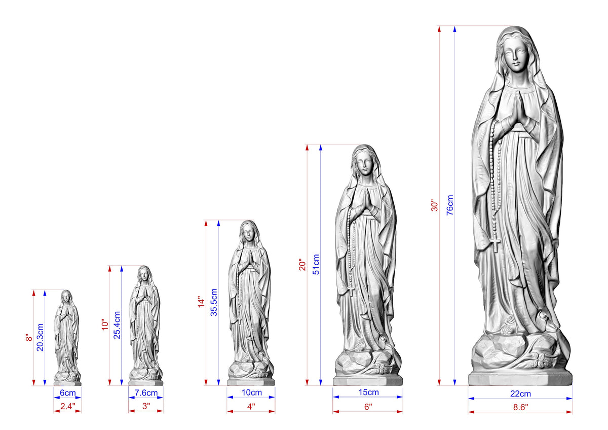 Virgin Mary Statue made of hardwood, Our Lady wooden ststue, Carved Wood Statue of Virgin Mary, Our Blessed Mother