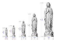 Load image into Gallery viewer, Virgin Mary Statue made of hardwood, Our Lady wooden ststue, Carved Wood Statue of Virgin Mary, Our Blessed Mother
