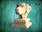 Labrador Statue #2 made of wood, Labrador Wooden Finial for Staircase Newel Post, Labrador finial bed post, Labrador statue of wood