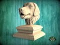 Golden Retriever Statue made of wood, Golden Retriever Wooden Finial for Staircase Newel Post, Labrador finial bed post