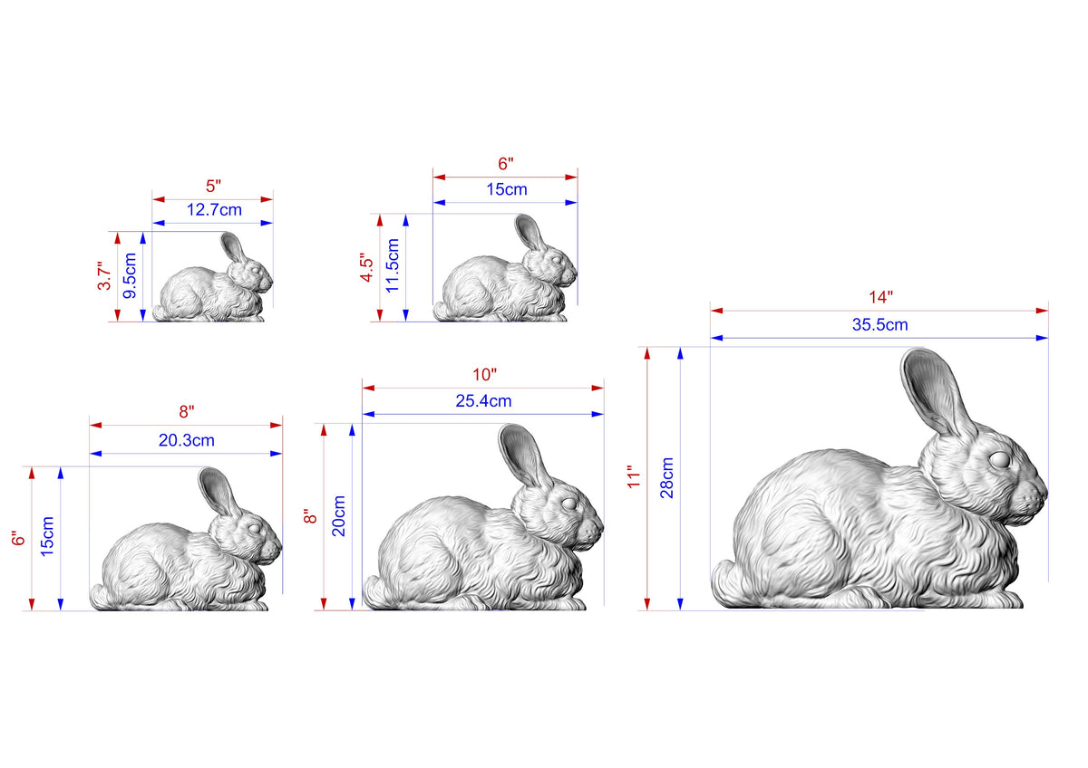 Lying Rabbit Wooden Finial for Staircase Newel Post, Rabbit finial bed post, Rabbit statue of wood, Wooden Rabbit statue cap