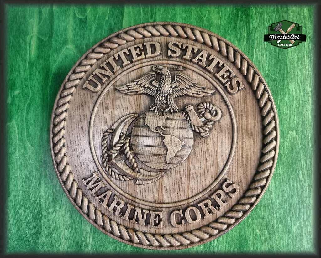 Marine Corps Seal made of wood, Coat of Arms of Marine Corps Seal eco product