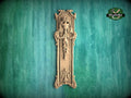 Grandiose Wooden Onlay with Urn and Garland Motifs, 1pc, Unfinished, Home Wall Embellishments, Furniture Carving, Wood Onlay