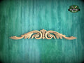 Renaissance Flourish Applique, 1 piece, Unpainted, Wood applique for fireplace surround and mantel