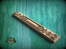 Load image into Gallery viewer, Whispers of Antiquity: A Refined Wooden Pilaster Embellishment, 1 pc, Unfinished, column classic flute ionic, Carved Wood Trim Post Pillars

