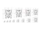 Heraldic Grace: Regal Fleur-de-Lis Wooden Onlay, Unpainted, 1pc, Home Wall Embellishments, Furniture Carving
