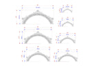 Ornate Elegance: Classical Wooden Archway, 1pc, Unpainted, Home Wall Embellishments, Furniture Carving, Wood Onlay
