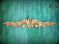 Exquisite Horizontal Carved Element, Interior Classic, 1pc, Unpainted, horizontal decor, carved decoration of wood, wooden onlay