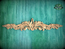 Load image into Gallery viewer, Exquisite Horizontal Carved Element, Interior Classic, 1pc, Unpainted, horizontal decor, carved decoration of wood, wooden onlay
